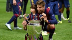 Gerard Piqué gewann die Champions League insgesamt viermal – dreimal davon im Trikot des FC Barcelona. (Bild: AFP)