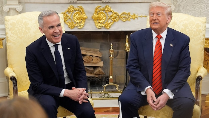 Von links: Mark Carney und Donald Trump (Archivbild)