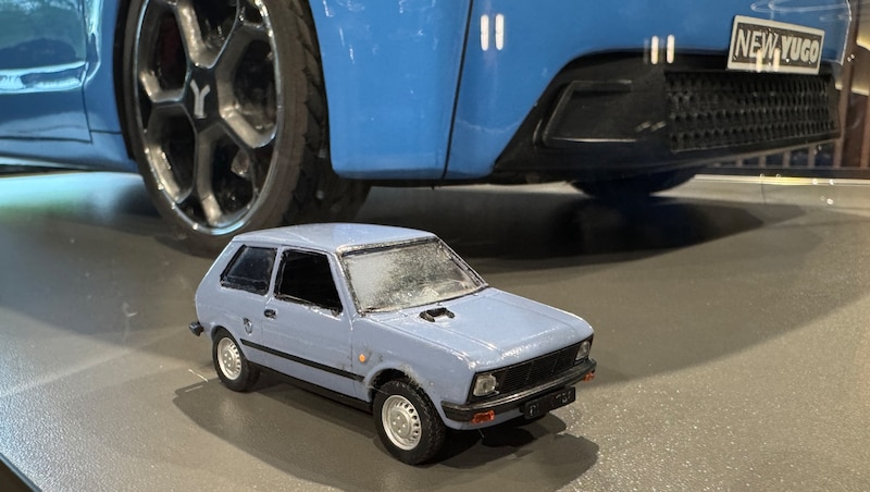 Ein Mini-Modell des Vorbilds (Bild: Stephan Schätzl)