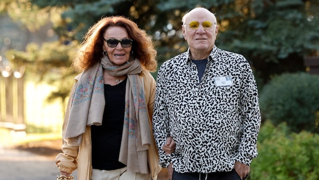 Designerin Diane von Fürstenberg und ihr Mann Barry Diller (Bild: KEVORK DJANSEZIAN / AFP Getty / picturedesk.com)