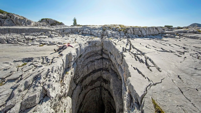 Der Große Welt-Raum-Weg führt auch durch die Steinwüste des Toten Gebirges. 