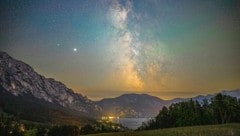 Was für ein grandioser Nachthimmel im Natur- und Sternenpark Attersee-Traunsee! (Bild: Peter Oberransmayr)