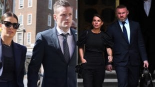 Rebekah Vardy (l.) hatte Coleen Rooney (r.) wegen Verleumdung verklagt. (Bild: AFP/APA/Daniel LEAL, X/AndyVermaut)