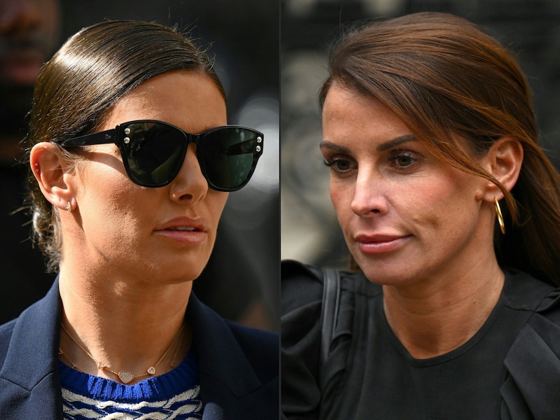 Rebekah Vardy (l.) und Coleen Rooney (r.) (Bild: AFP/DANIEL LEAL)