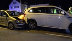 Die Unfallautos in Fußach. 