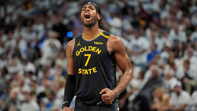 Warriors-Guard Buddy Hield (Bild: AP/AP Photo/Abbie Parr)