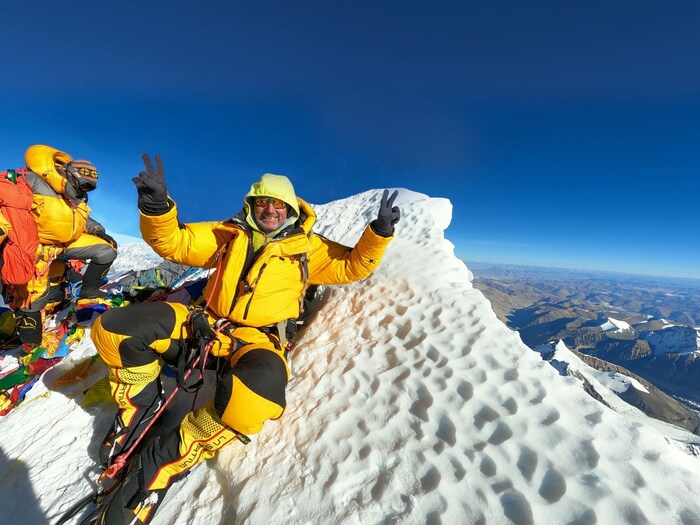 Der Wiener Gerhard Osterbauer erreichte im Mai 2022 den Mount Everest-Gipfel.