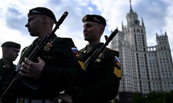 In Moskau laufen die Vorbereitungen auf die große Parade auf Hochtouren.