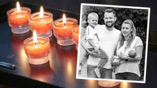 Der verstorbene Philipp (33) hinterlässt zwei kleine Buben und seine Verlobte.  (Bild: Krone KREATIV/Picata Christian Jauschowetz)