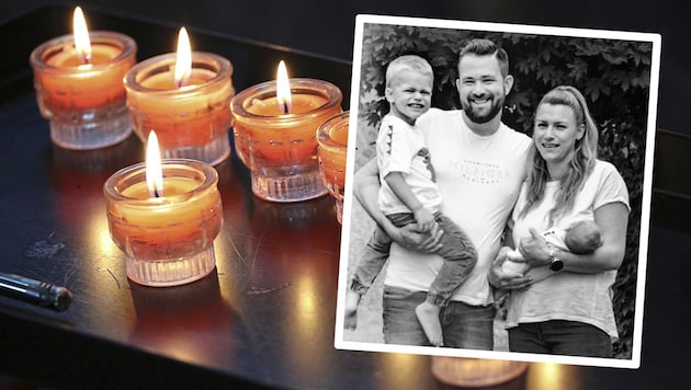 Der verstorbene Philipp (33) hinterlässt zwei kleine Buben und seine Verlobte.  (Bild: Krone KREATIV/Picata Christian Jauschowetz)