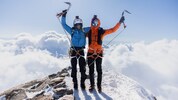 Am Ziel ihrer Träume: Philipp Brugger (l.) und Nico Hojac. 