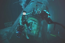 Tom Cruise bei einer Unterwasser-Szene für den neuesten Streifen „The Final Reckoning“. (Bild: Paramount Pictures)