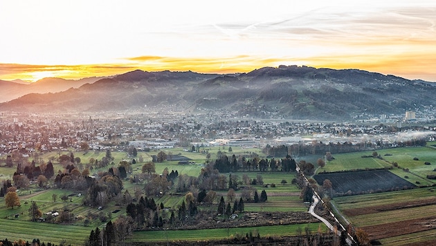Die Asfinag hat die rund 8 Kilometer lange Straße entlang der Marktgemeinde Lustenau als Bestvariante ausgemacht. (Bild: Lukas Hämmerle/Thomas Holzer)