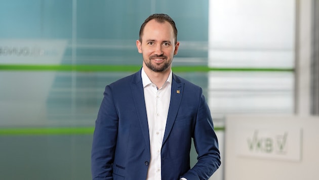 Präsentierte am Donnerstag die Zahlen für 2024: VKB-Generaldirektor Markus Auer. (Bild: VKB/Witzany)