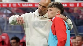 Salzburg-Trainer Thomas Letsch (li.) mit Bobby Clark (Bild: Tröster Andreas)