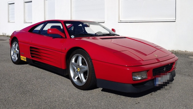 Der gestohlene Ferrari 348 TB ist wie vom Erdboden verschluckt.