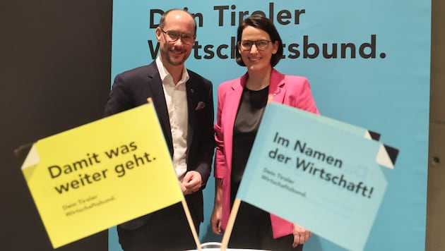 Die Wirtschaftsbundwahl vor einem Jahr entschied WK-Präsidentin Thaler für sich, Wirtschafts-LR Gerber unterlag mit 42 zu 58%. Manche vermuten Nachwehen infolge der Auseinandersetzung.   (Bild: Birbaumer Christof)