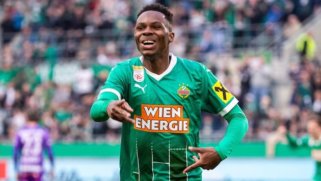 Mamadou Sangare hat wohl das Interesse von Racing Straßburg geweckt! (Bild: GEPA)
