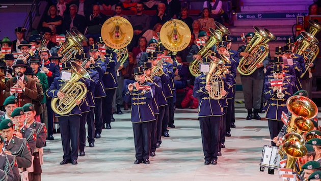 Internationale und nationale Militärmusikkapellen sind in Salzburg zu Gast. (Bild: Markus Tschepp)