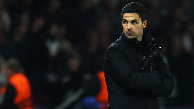 Arsenal-Trainer Mikel Arteta (Bild: AFP/APA/Thomas SAMSON)