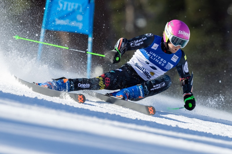 Der Belgier Sam Maes beim Weltcupfinale in Sun Valley – in der Riesentorlaufwertung belegte er am Ende Rang 19. (Bild: GEPA)