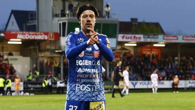 Dominik Prokop über Hartbergs Chancen auf einen Europacup-Platz. (Bild: APA/ERWIN SCHERIAU)