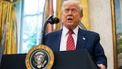 US-Präsident Donald Trump betonte, dass große Fortschritte gemacht worden seien, nannte aber inhaltlich keine Details.  (Bild: EPA/SAMUEL CORUM / POOL)