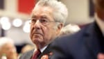 Alt-Bundespräsident Heinz Fischer fordert, dass man „nicht wegschauen“ sollte, was im Gazastreifen passiert. (Bild: APA/TOBIAS STEINMAURER)