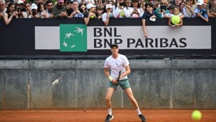 Jannik Sinner kehrt in Rom zurück auf die große Tennisbühne. (Bild: AFP/PIERO CRUCIATTI)