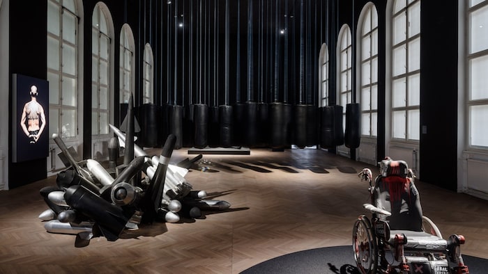 Boxsäcke: Installation, die auch schon in Kassel zu sehen war