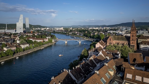 Israel erlässt wegen der Gefahr für terroristische Aktionen rund um den Song Contest eine Reisewarnung für Basel. (Bild: APA/AFP/Fabrice COFFRINI)