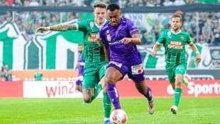 Im Derby wartet Maurice Malone noch auf sein erstes Tor. Am Sonntag ist der Stürmer nach seiner Sperre wieder an Bord. (Bild: Urbantschitsch Mario)