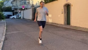 „Krone“-Redakteur Gernot Bachler beim Selbstversuch. (Bild: Gernot Bachler)