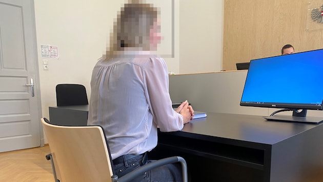 Die Angeklagte bereute ihre damaligen Aussagen. (Bild: Dorn Chantall)