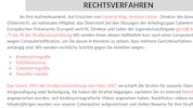 Ein Golser bekam eine Fake-Mail wegen verschiedener Delikte.