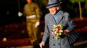 Dänemarks Königin Margrethe II. am 4. Mai bei der Gedenkfeier anlässlich des 80. Jahrestages der ...