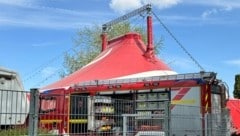 In Aldenhoven setzte ein Feuerschlucker versehentlich eine Zeltwand in Flammen. (Bild: Facebook/Gemeinde Aldenhoven)