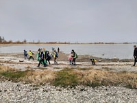 Auch viele Kinder engagierten sich bei der Aktion. 