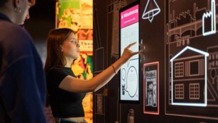 So top-modern ist die neue Ausstellung gestaltet