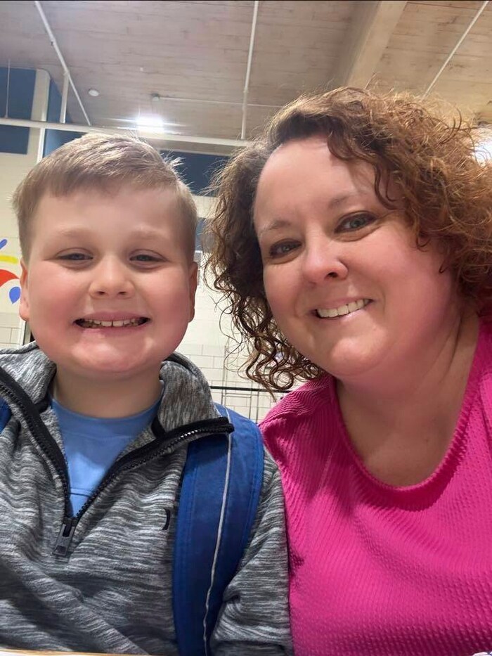 Sohn Liam mit Mama Holly LaFavers.