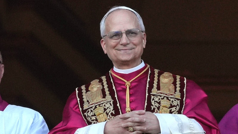 Papst Leo XIV. (Bild: AP/Andrew Medichini)
