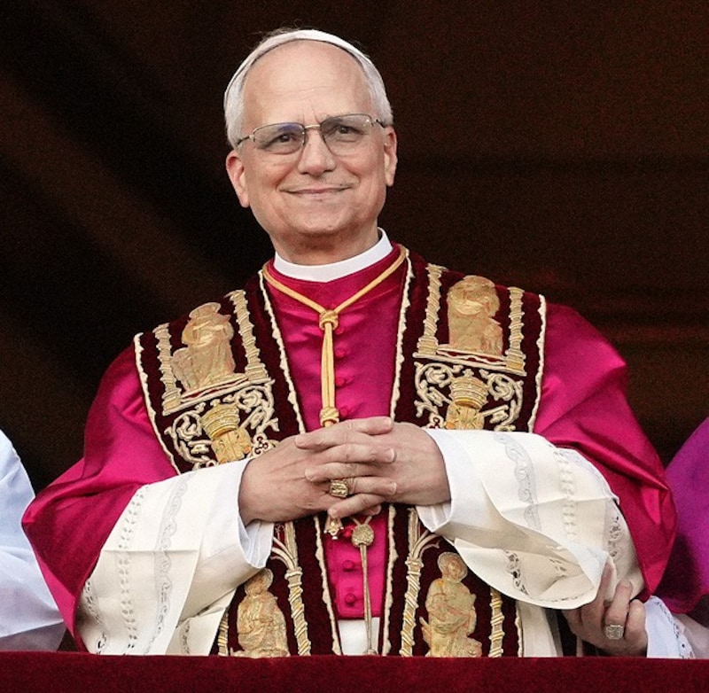 Das ist der neue Papst. (Bild: Krone KREATIV/AP)