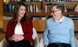 Noch ein Lächeln für die Kameras – hier 2019. Bill und Melinda Gates galten als Vorzeige-Paar ...