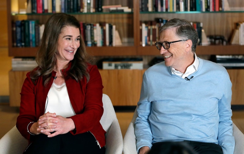 Bill Gates und seine jetzige Ex-Frau Melinda im Jahr 2019. (Bild: AP/Elaine Thompson)