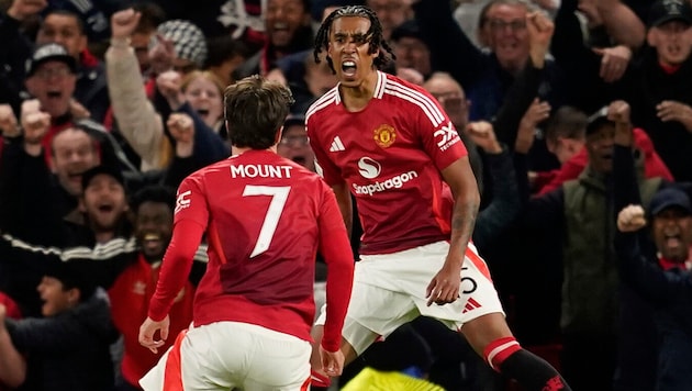 Manchester United darf sich doch noch Hoffnung auf einen Titel machen! (Bild: AP/Associated Press)