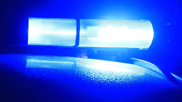 Die Polizisten verfolgten den Flüchtigen, dieser ignorierte aber das Blaulicht.
