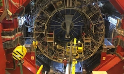 Im CERN wird Kernforschung betrieben.