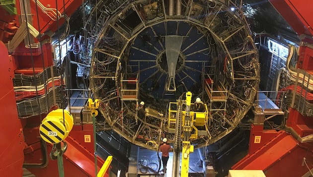 Im CERN wird Kernforschung betrieben. (Bild: APA/dpa/Christiane Oelrich)