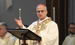 Papst Leo XIV. war im November Hauptzelebrant beim 675. Weihejubiläum der Augustinerkirche im ...