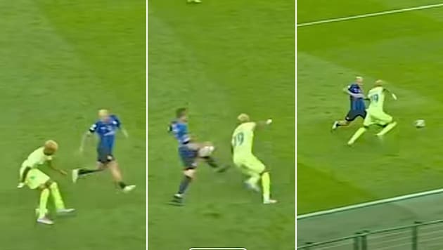 Egal, wer versuchte, Yamal den Ball abzujagen – der Barca-Youngster schien immer die bessere Idee zu haben. (Bild: Facebook.com/UEFA Champions League)